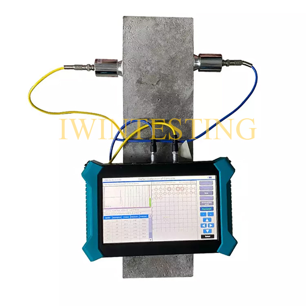 Non-Destructive Upv Ultrasonic Pulse Velocity Tester On Concrete